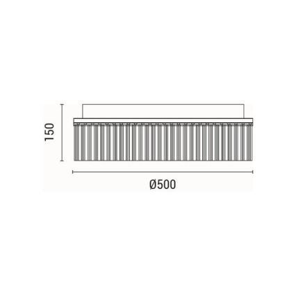 LED Плафониера LED/18W/230V 3000K