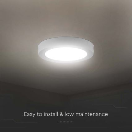 LED Плафониера LED/18W/230V 4000K Ø 21,5 см