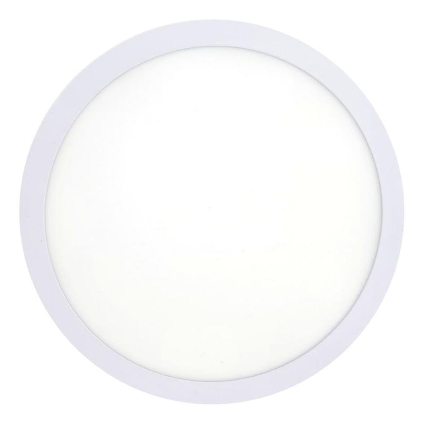 LED Плафониера LED/18W/230V 4200K Ø 21 cm бял