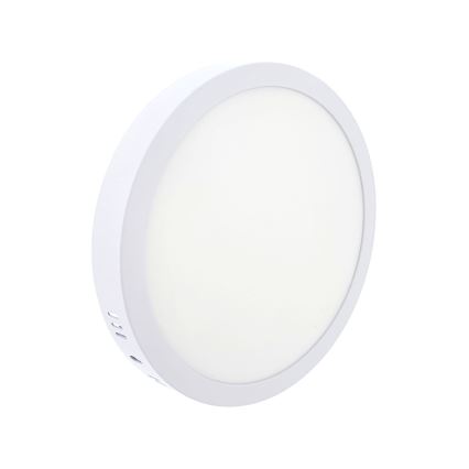 LED Плафониера LED/18W/230V 4200K Ø 21 cm бял