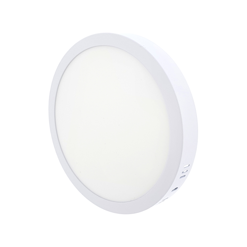 LED Плафониера LED/18W/230V 4200K Ø 21 cm бял