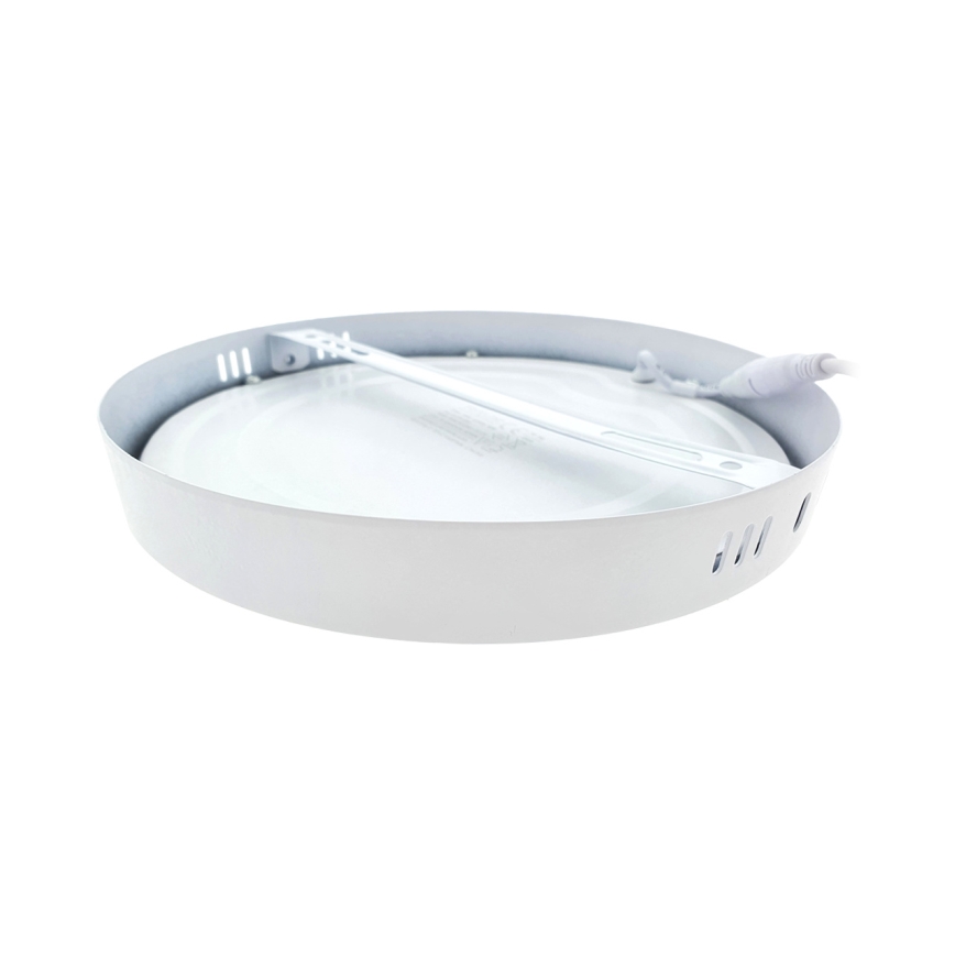 LED Плафониера LED/18W/230V 4200K Ø 21 cm бял