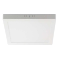 LED Плафониера LED/18W/230V 6500K 21,4x21,4 см бял