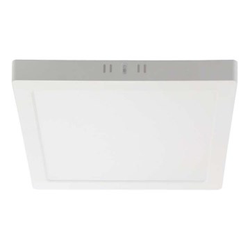 LED Плафониера LED/18W/230V 6500K 21,4x21,4 см бял