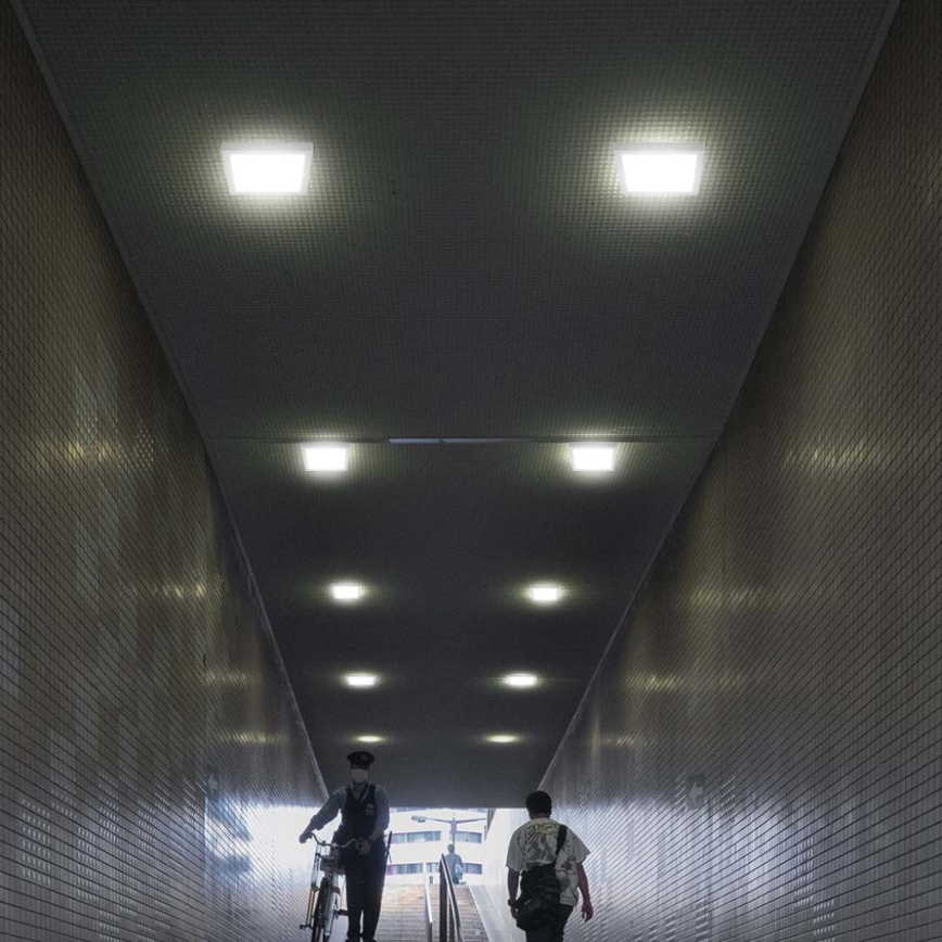 LED Плафониера LED/18W/230V 6500K 21,4x21,4 см бял