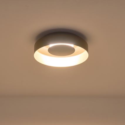LED Плафониера LED/20W/230V 3000K черен