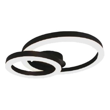 LED Плафониера LED/20W/230V 3000K черен