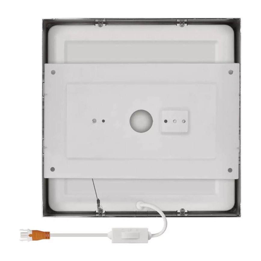 LED Плафониера NEXXO LED/21W/230 3000/3500/4000K 22,5x22,5 см матов хром