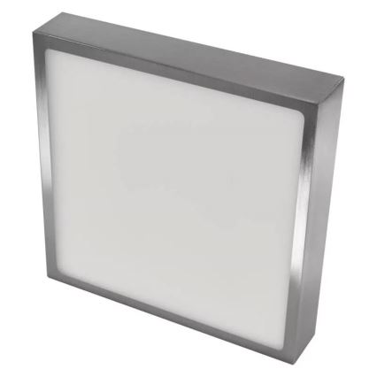 LED Плафониера NEXXO LED/21W/230 3000/3500/4000K 22,5x22,5 см матов хром
