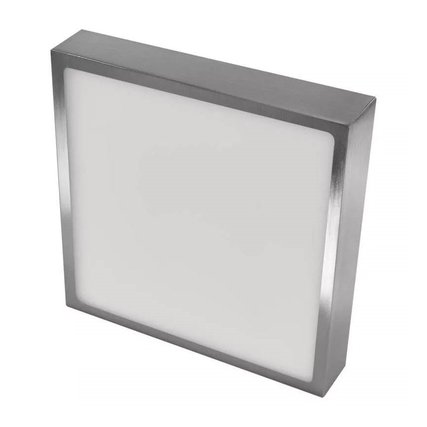 LED Плафониера NEXXO LED/21W/230 3000/3500/4000K 22,5x22,5 см матов хром
