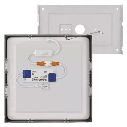 LED Плафониера NEXXO LED/21W/230 3000/3500/4000K 22,5x22,5 см матов хром