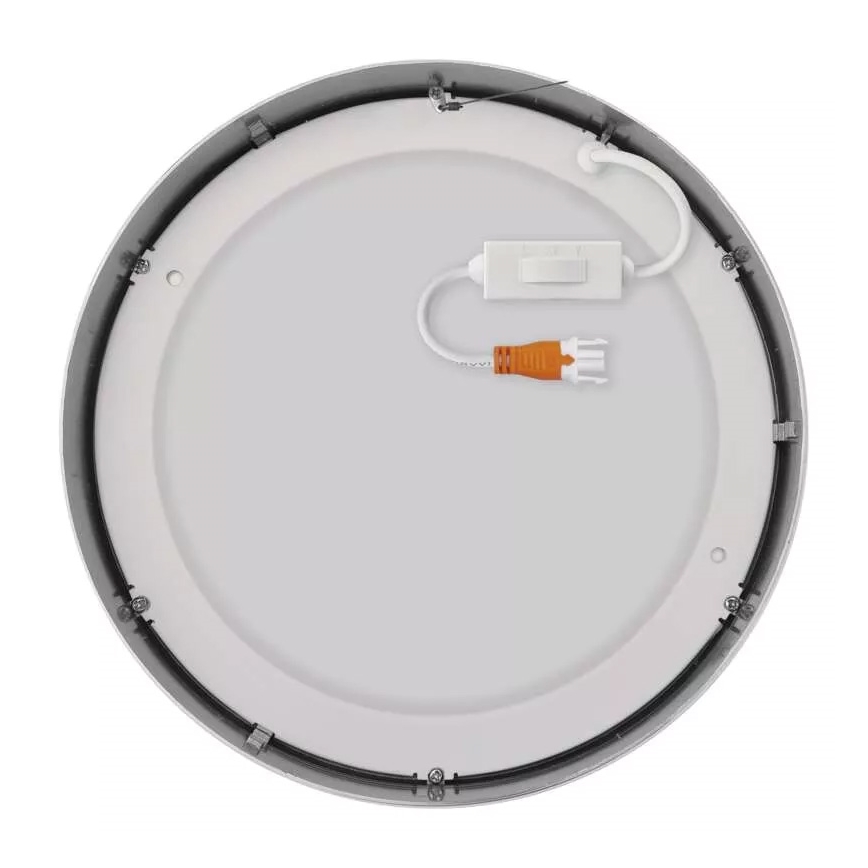LED Плафониера NEXXO LED/21W/230V 3000/3500/4000K Ø 22,5 см лъскав хром