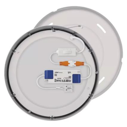 LED Плафониера NEXXO LED/21W/230V 3000/3500/4000K Ø 22,5 см лъскав хром