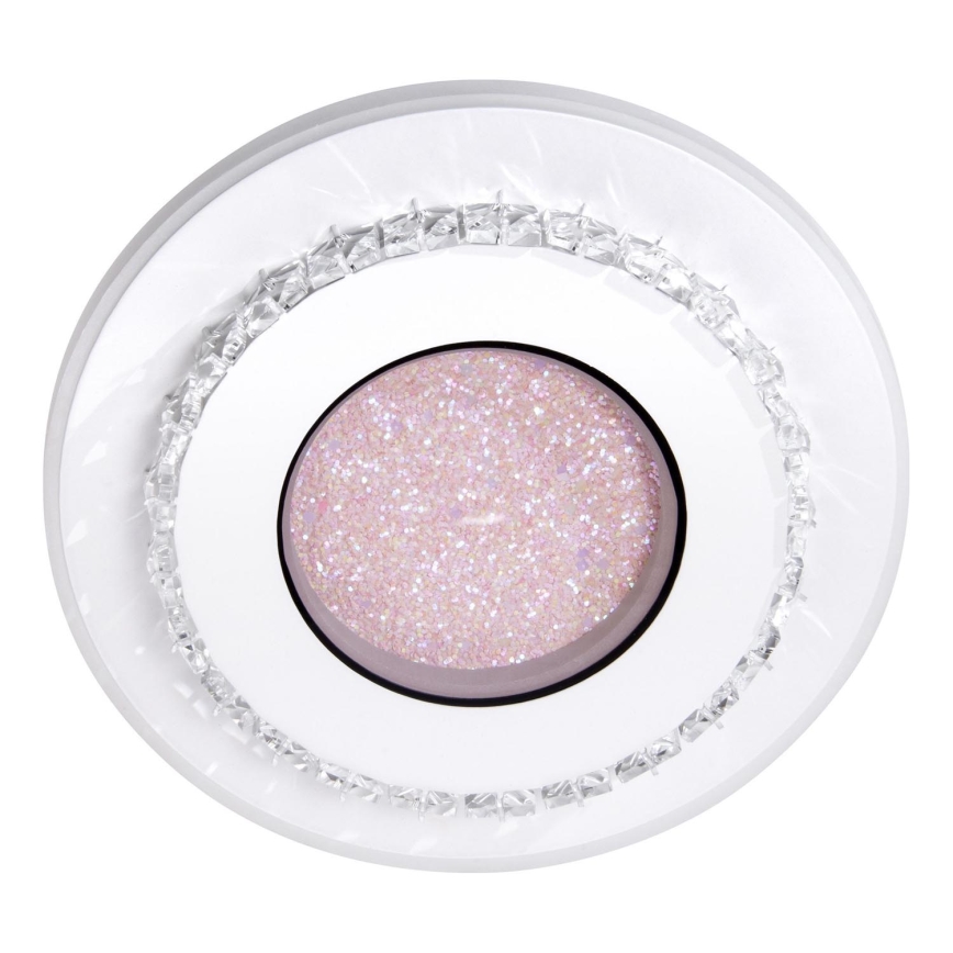 LED Плафониера LED/24W/230V 3000-6000K Ø 20 см бял/розов