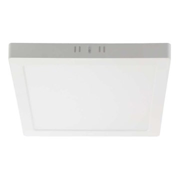 LED Плафониера LED/24W/230V 3000K 28,7x28,7 см бял