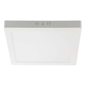 LED Плафониера LED/24W/230V 4000K 28,7x28,7 см бял