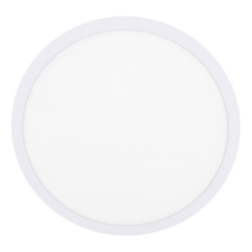 LED Плафониера LED/24W/230V 4200K Ø 28,5 cm бял