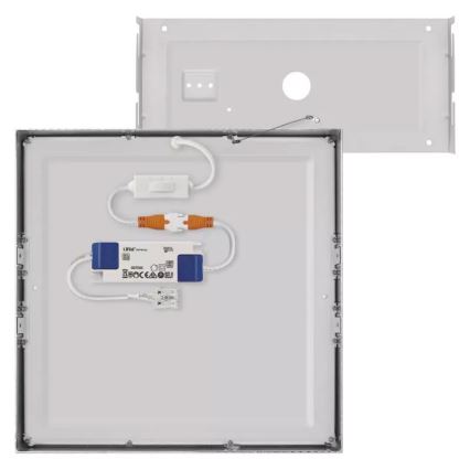 LED Плафониера NEXXO LED/28,5W/230V 3000/3500/4000K 30x30 см матов хром