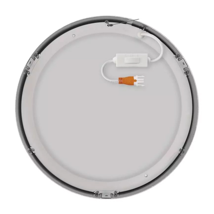LED Плафониера NEXXO LED/28,5W/230V 3000/3500/4000K Ø 30 см лъскав хром