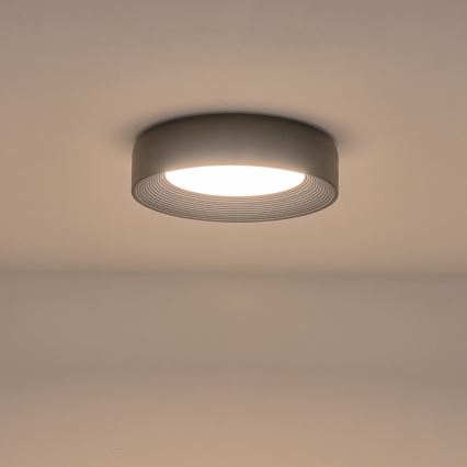 LED Плафониера LED/30W/230V 3000K черен Ø 40 см