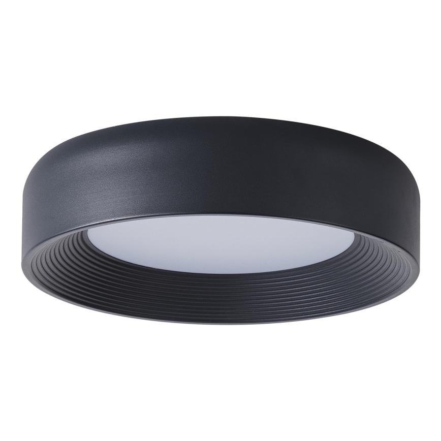 LED Плафониера LED/30W/230V 3000K черен Ø 40 см