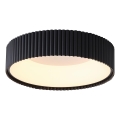 LED Плафониера LED/30W/230V 3000K черен Ø 46 см