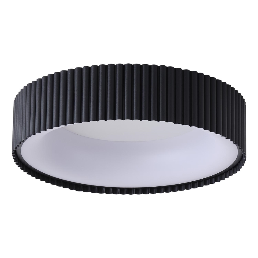 LED Плафониера LED/30W/230V 3000K черен Ø 46 см