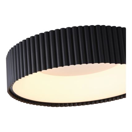 LED Плафониера LED/30W/230V 3000K черен Ø 46 см