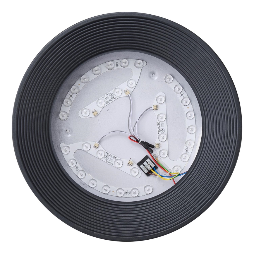 LED Плафониера LED/30W/230V 3000K черен Ø 40 см