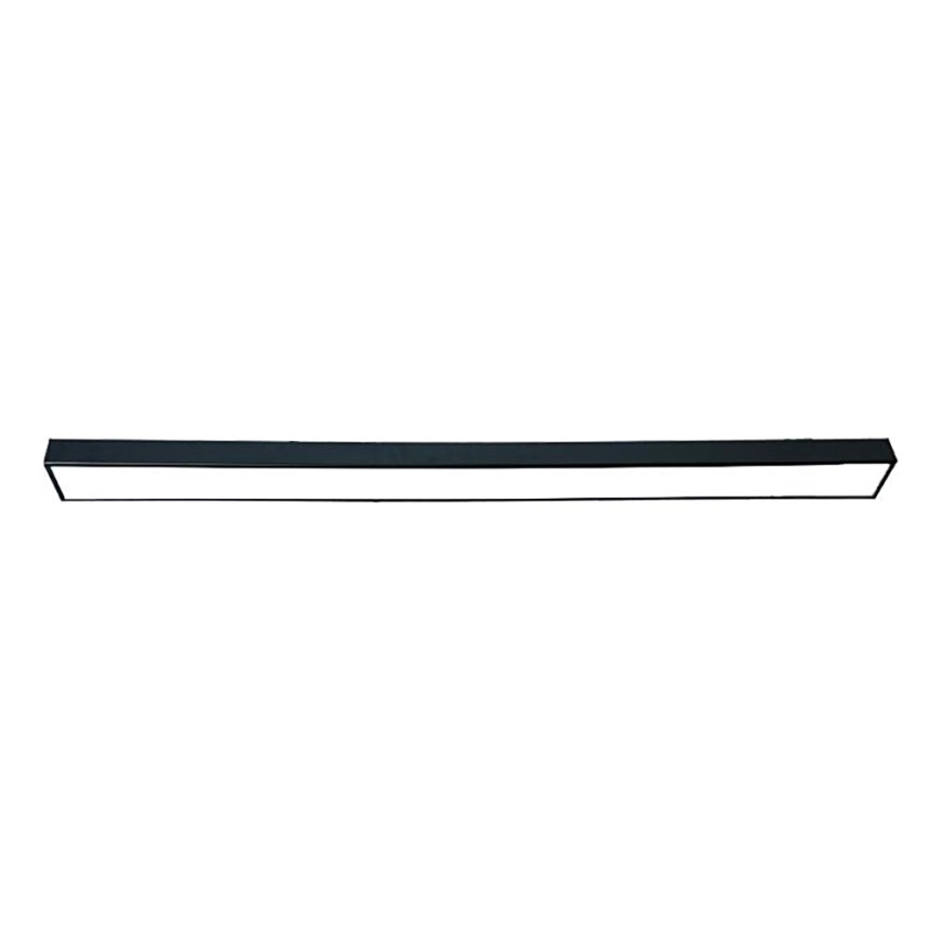 LED Плафониера LED/32W/230V 4000K 120x7 см черен