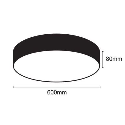 LED Плафониера LED/35W/230V 4000K Ø 60 см