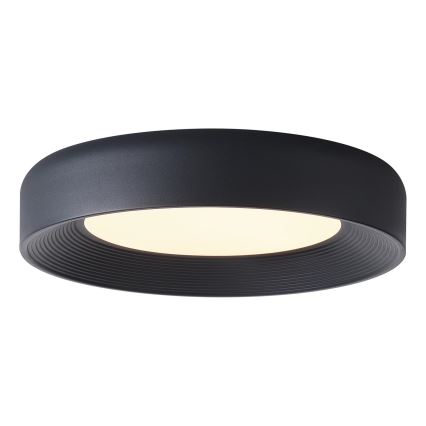 LED Плафониера LED/40W/230V 3000K черен Ø 50 см