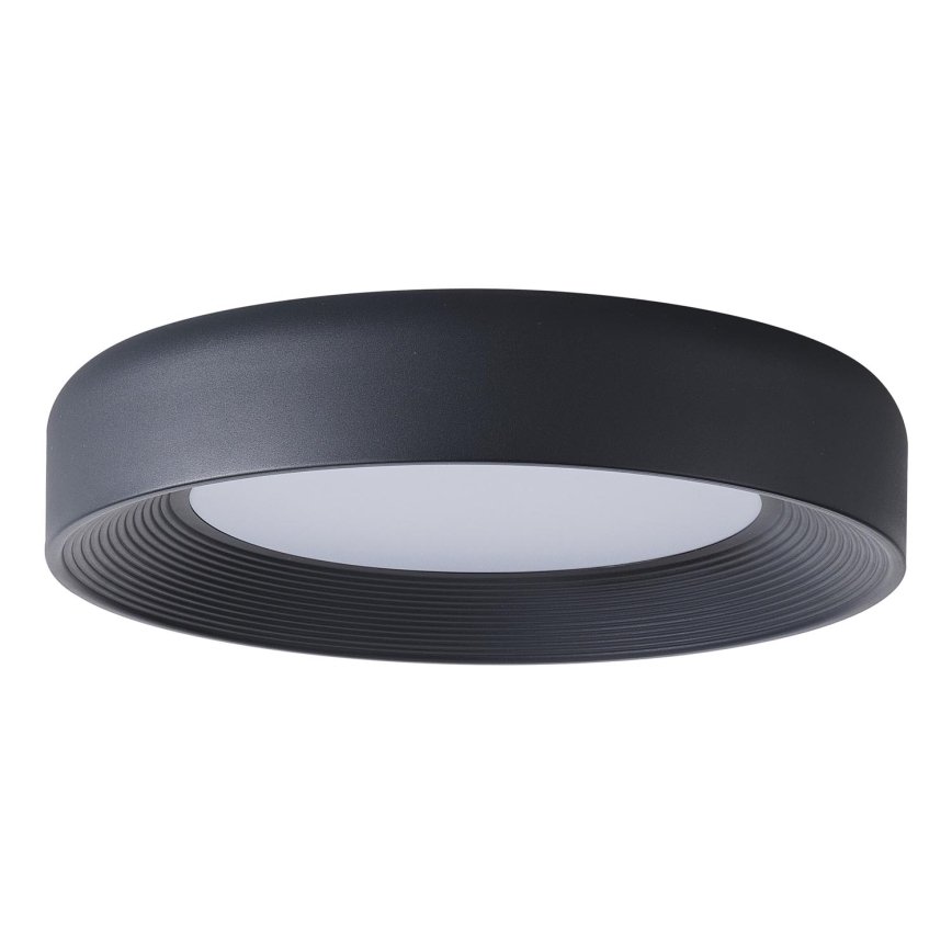 LED Плафониера LED/40W/230V 3000K черен Ø 50 см