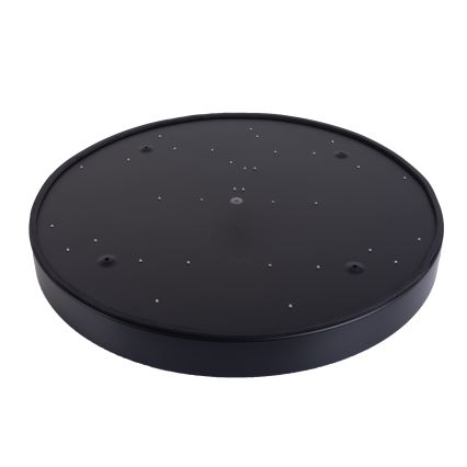 LED Плафониера LED/60W/230V 4000K Ø 60 см черен