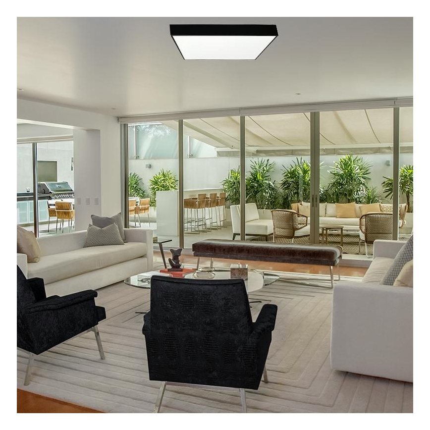 LED Плафониера LED/65W/230V 4000K 60x60 см