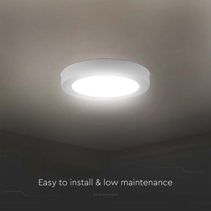 LED Плафониера LED/6W/230V 3000K бял