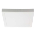 LED Плафониера LED/6W/230V 4000K 12x12 см бял