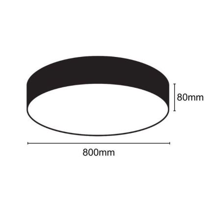 LED Плафониера LED/70W/230V 4000K Ø 80 см
