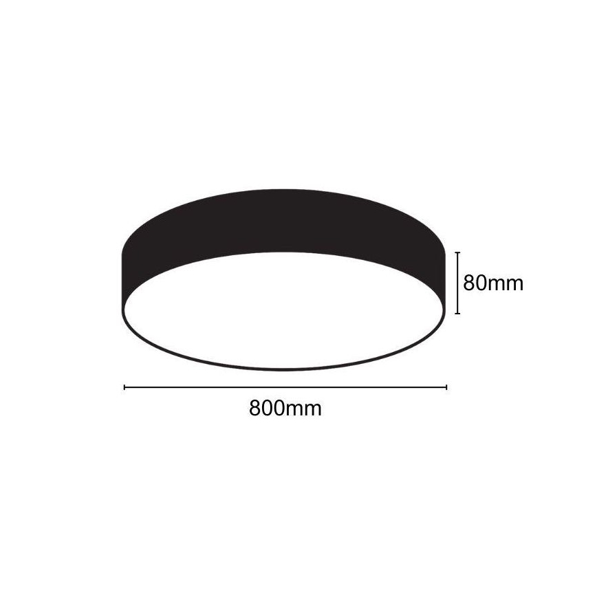 LED Плафониера LED/70W/230V 4000K Ø 80 см