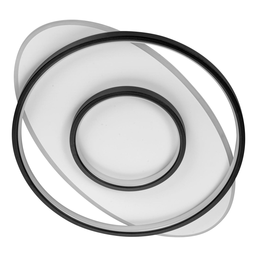 LED Плафониера LED/96W/230V 3000-5000K черен/сив