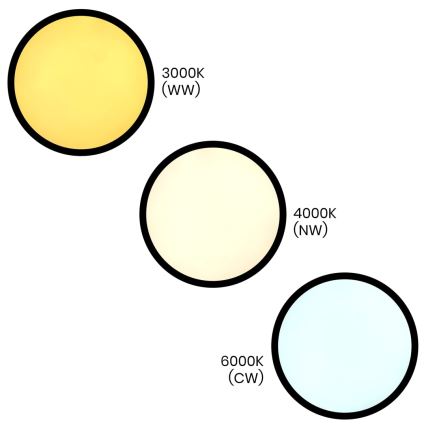 LED Плафониера MAQ LED/32W/230V 3000/4000/6500K IP40 черен