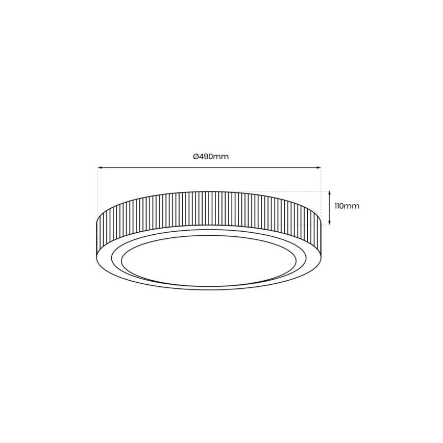 LED Плафониера MIRI LED/34W/230V Ø 49 см