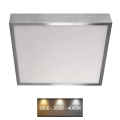 LED Плафониера NEXXO LED/28,5W/230V 3000/3500/4000K 30x30 см матов хром