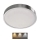 LED Плафониера NEXXO LED/28,5W/230V 3000/3500/4000K Ø 30 см лъскав хром