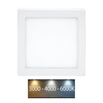 LED Плафониера RAFA LED/25W/230V 3000/4000/6000K 30x30 см бял