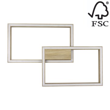 LED Плафониера  RAMME LED/48W/230V матов дъб - FSC сертифицирана