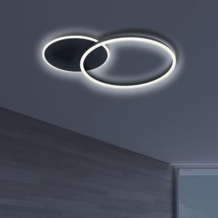 LED Плафониера ROMAN LED/33W/230V 4000K черен