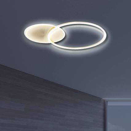 LED Плафониера ROMAN LED/33W/230V 4000K златист