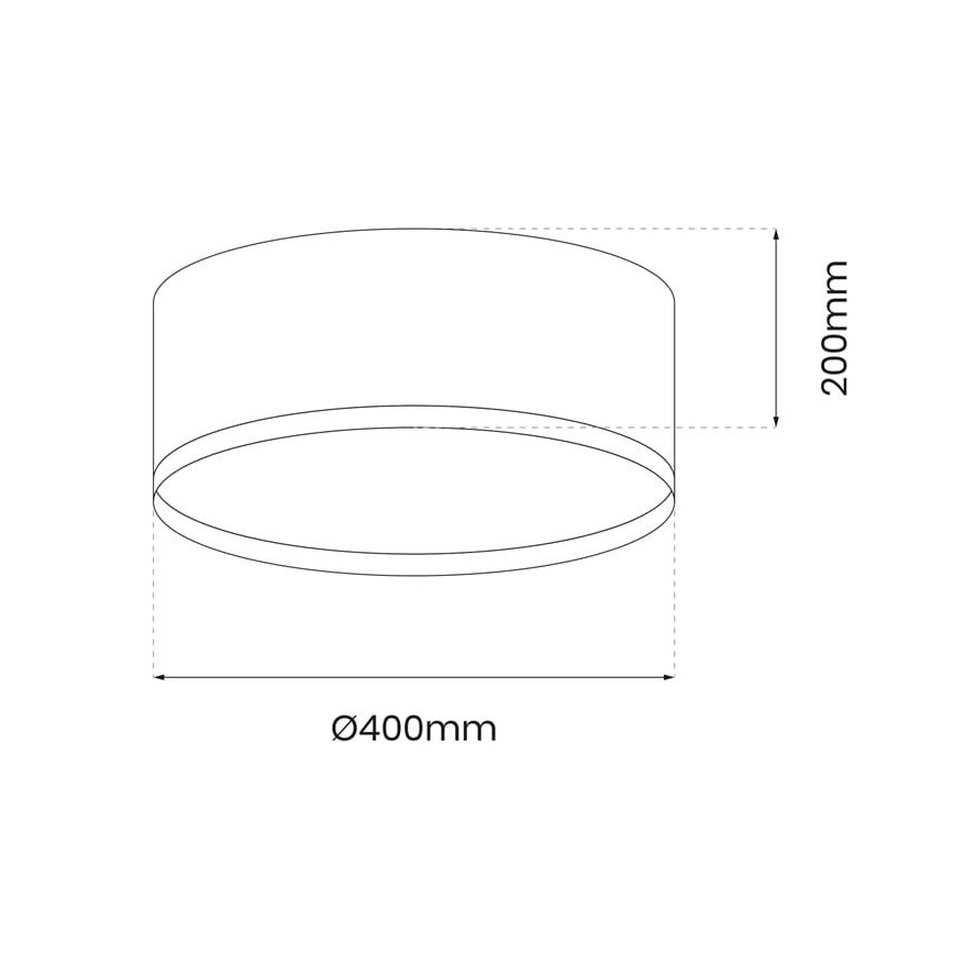 LED Плафониера RONDO LED/18W/230V зелен