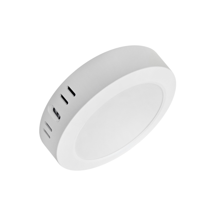 LED Плафониера ROUND LED/12W/230V 4000K Ø 16,7 см бял